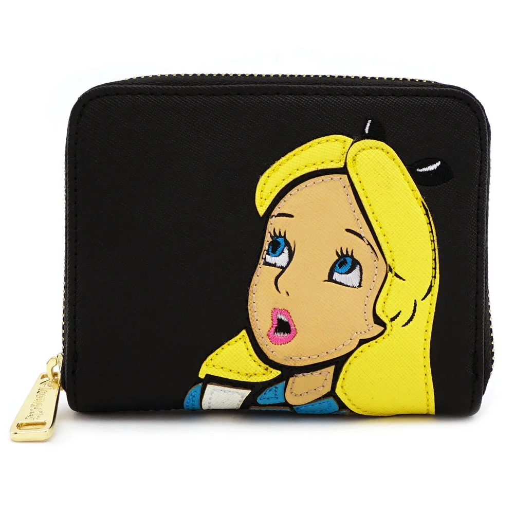 Loungefly Disney Alice in Wonderland Surprised Zip Around Wallet Image 1