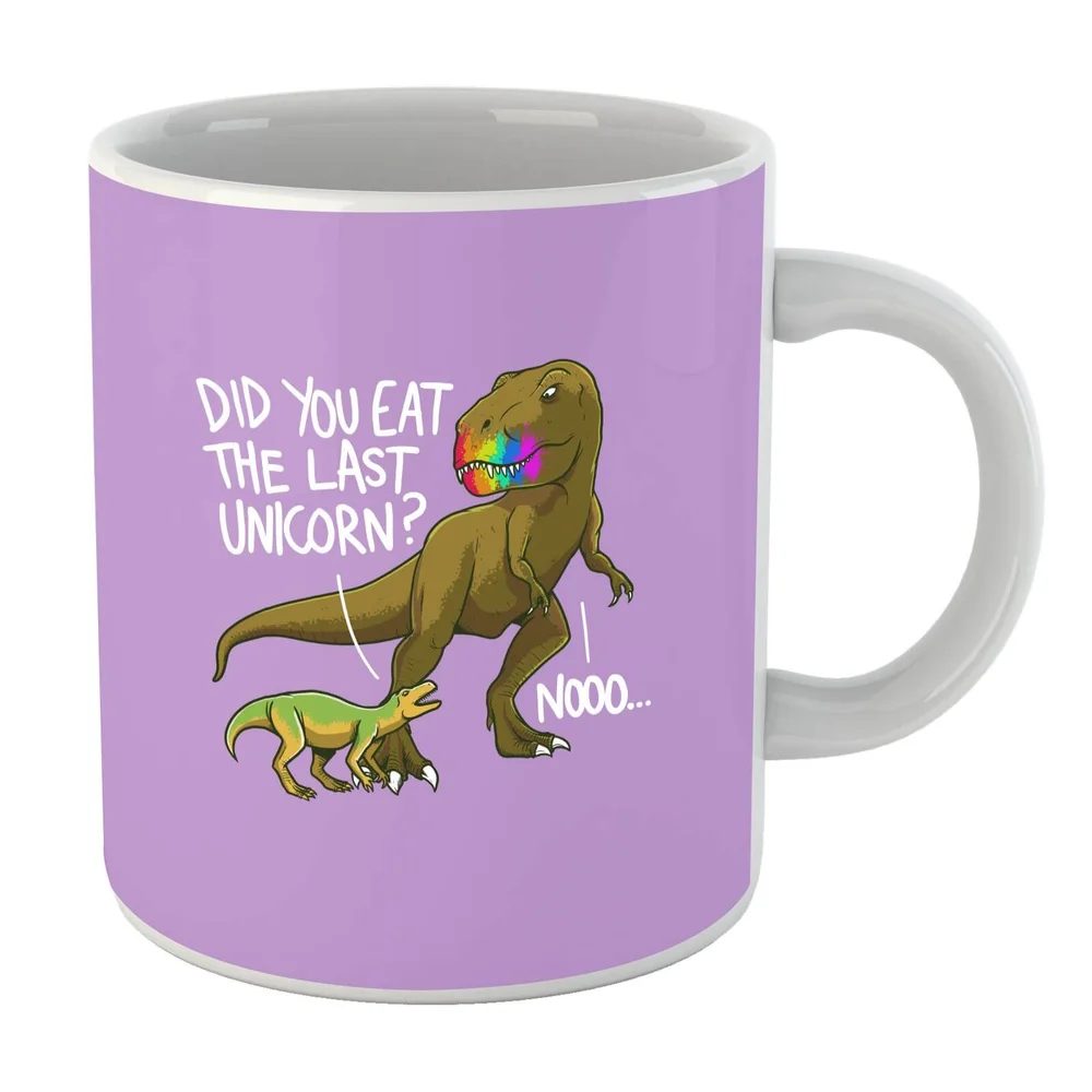 Did You Eat The Last Unicorn? Purple Mug Image 1