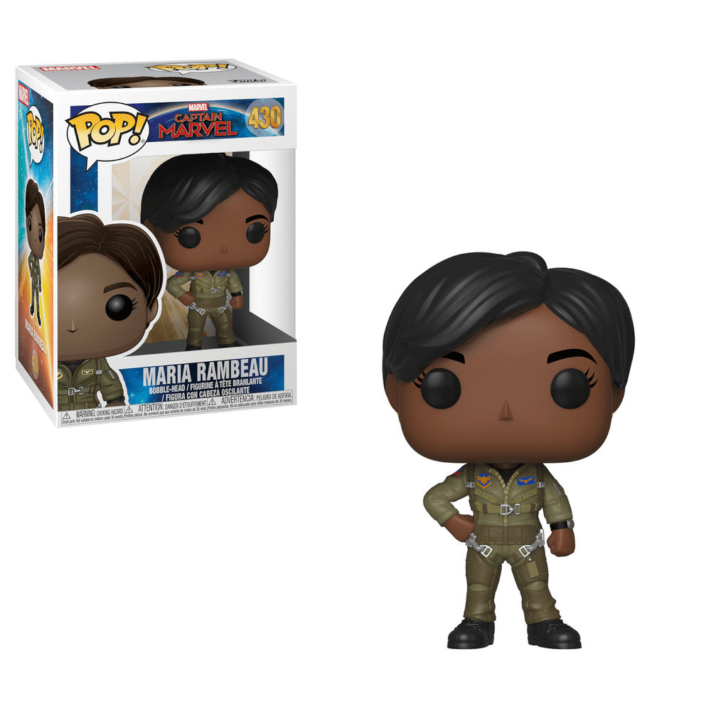 Marvel Captain Marvel Maria Rambeau Pop! Vinyl Figure Image 1