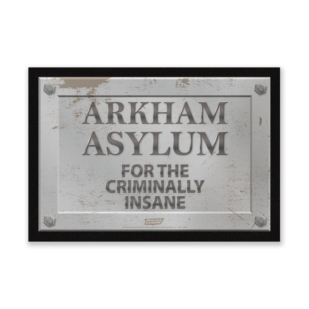 DC Comics Arkham Asylum Entrance Mat Image 1