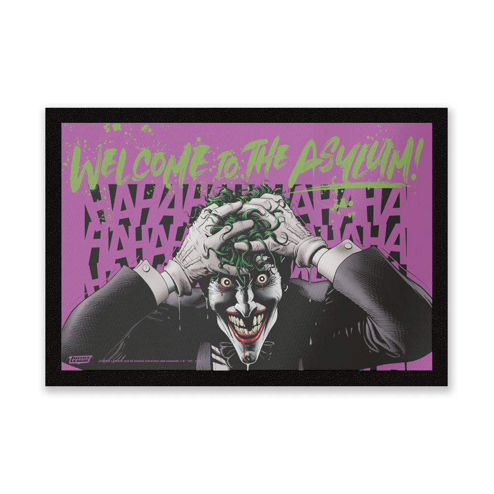 DC Comics Welcome To The Asylum Entrance Mat Image 1