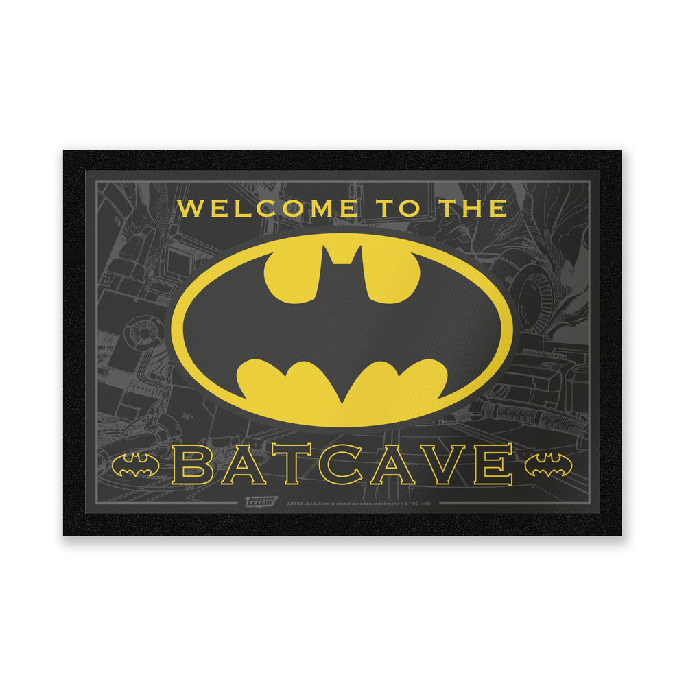 DC Comics Welcome To The Batcave Entrance Mat Image 1
