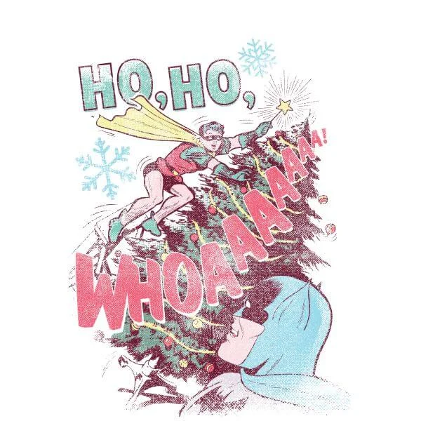 DC Ho Ho Whoaaaaaaa Women's Christmas T-Shirt - White