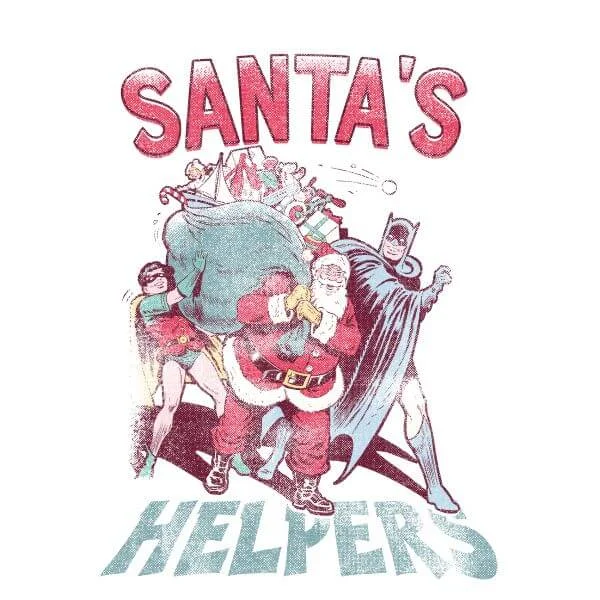 DC Santa's Helpers Women's Christmas T-Shirt - White