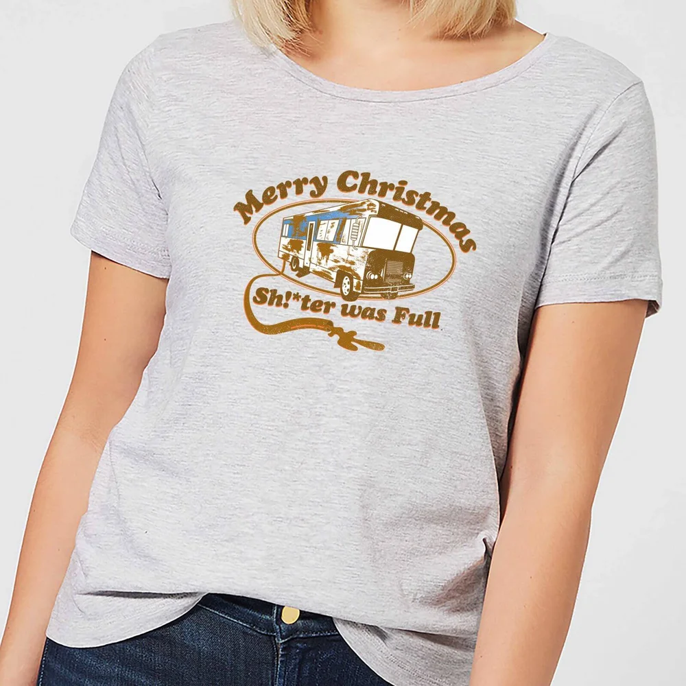 National Lampoon R.V. Women's Christmas T-Shirt - Grey - XS Image 1