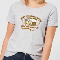 National Lampoon R.V. Women's Christmas T-Shirt - Grey - undefined undefined