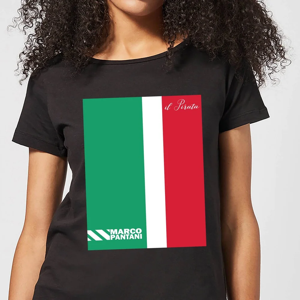 Summit Finish Pantani Il Pirata Women's T-Shirt - Black - XS - Black Image 1