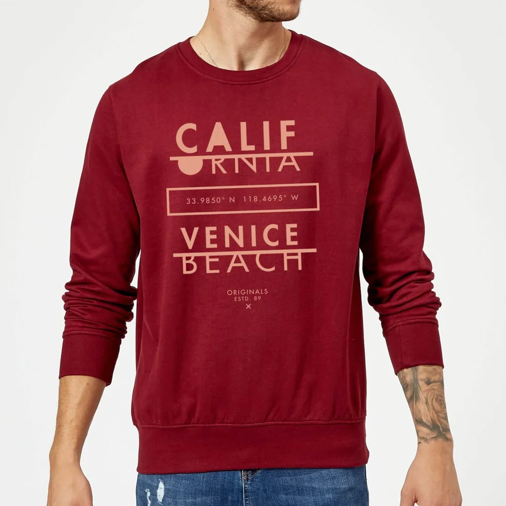 Venice Beach Sweatshirt - Burgundy - L Image 1