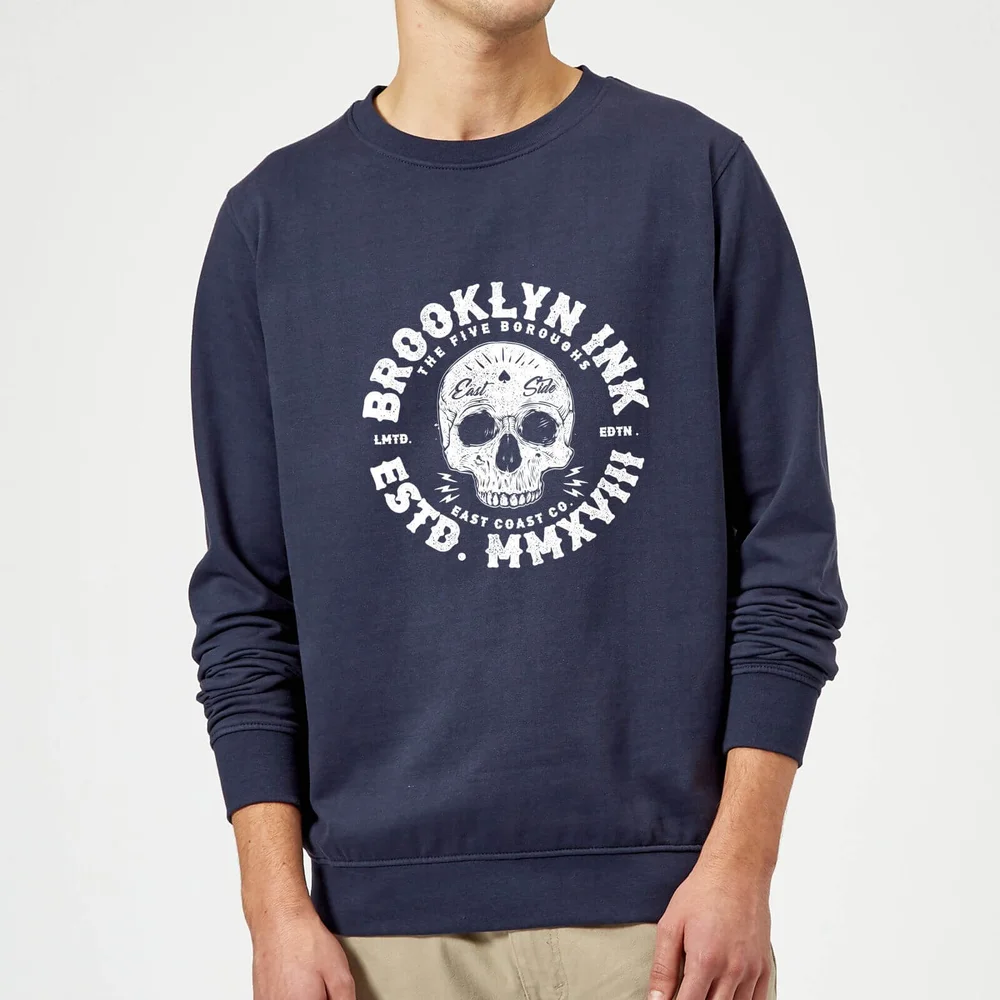 Brooklyn Ink Sweatshirt - Navy - S Image 1