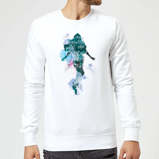 Aquaman Mera True Princess Sweatshirt - White
