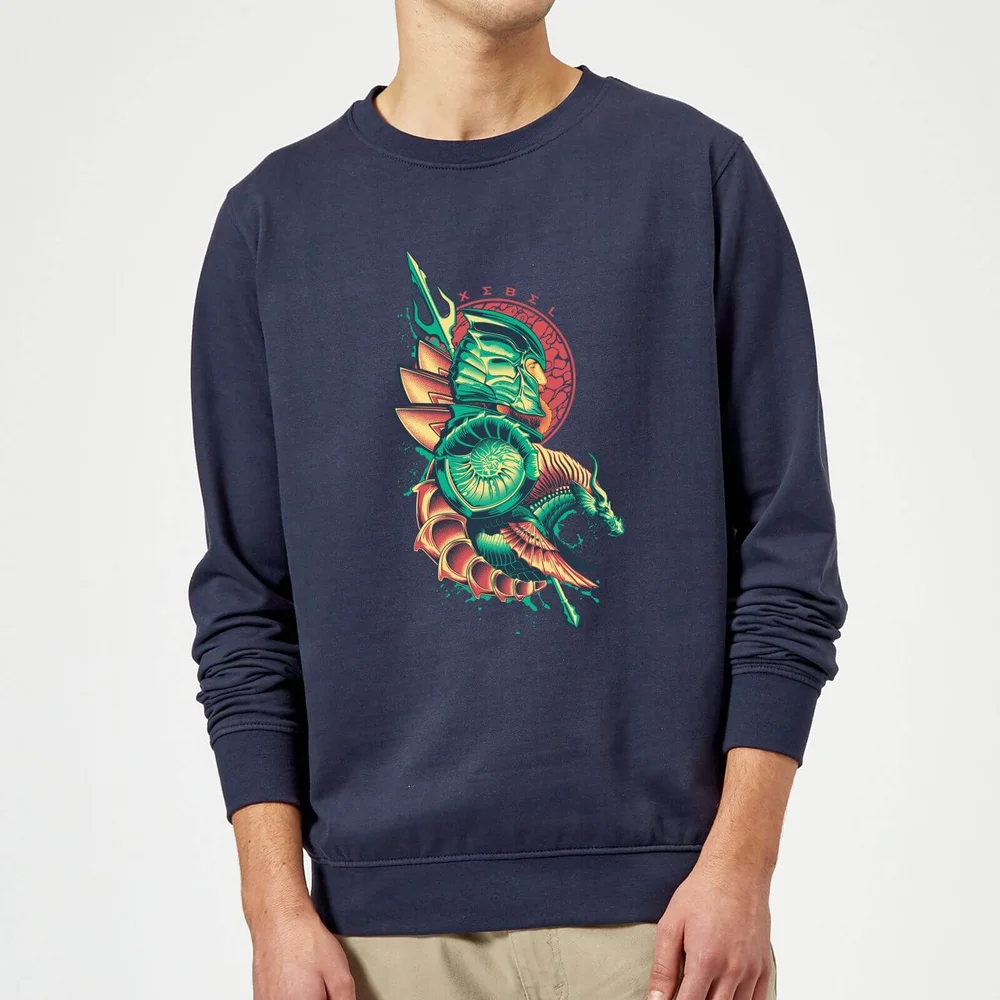 Aquaman Xebel Sweatshirt - Navy - S Image 1