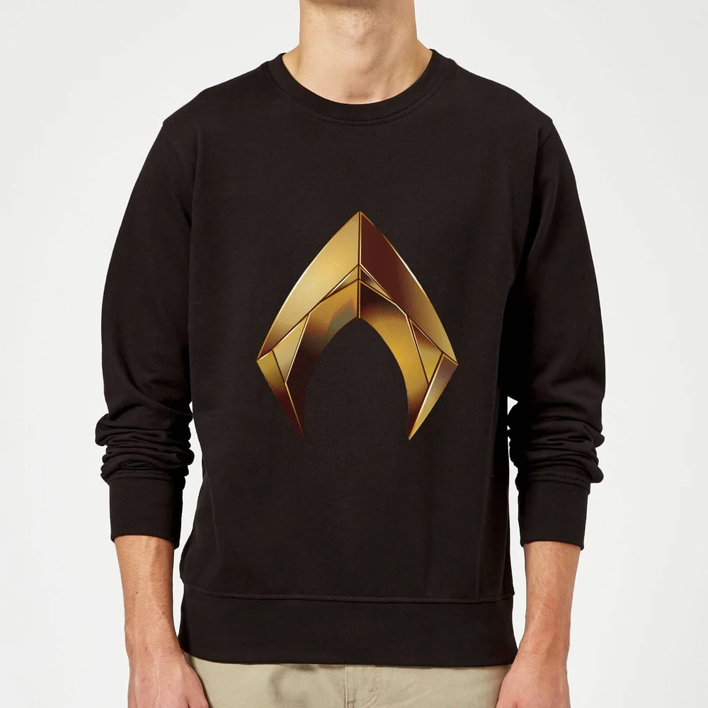 Aquaman Symbol Sweatshirt - Black - S Image 1