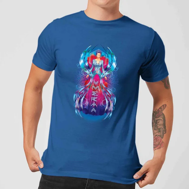 Aquaman Mera Hourglass Men's T-Shirt - Royal Blue