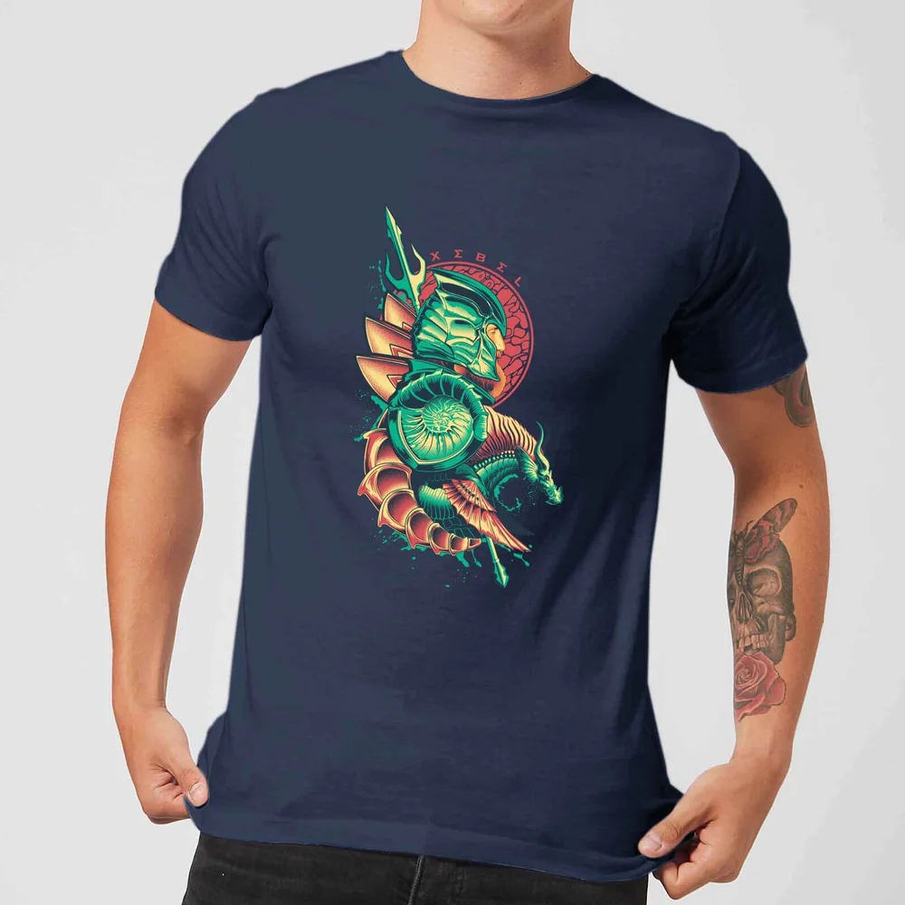 Aquaman Xebel Men's T-Shirt - Navy - S Image 1