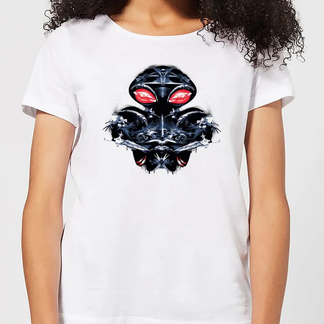 Aquaman Black Manta Sea At War Women's T-Shirt - White