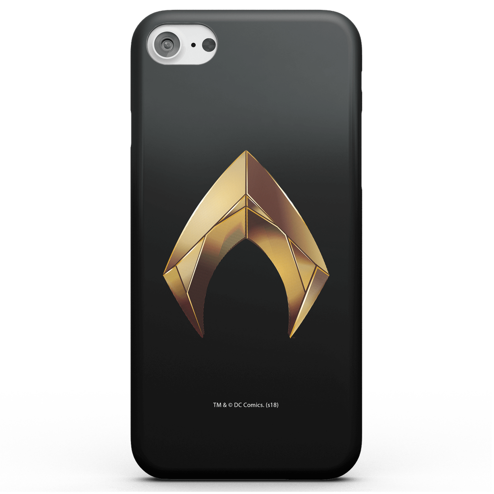 Aquaman Gold Logo Phone Case for iPhone and Android - iPhone 8 Plus - Snap Case - Gloss Image 1
