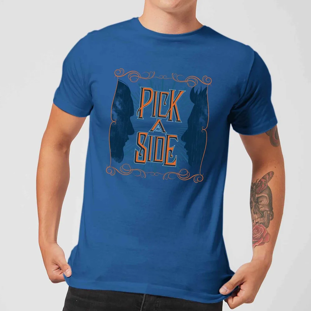 Fantastic Beasts Pick A Side Men's T-Shirt - Royal Blue - S Image 1
