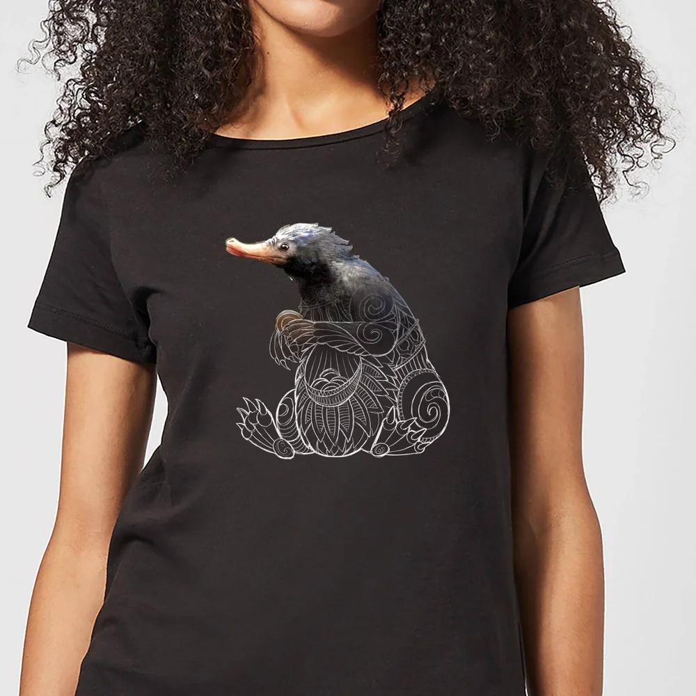 Fantastic Beasts Tribal Niffler Women's T-Shirt - Black - XS Image 1