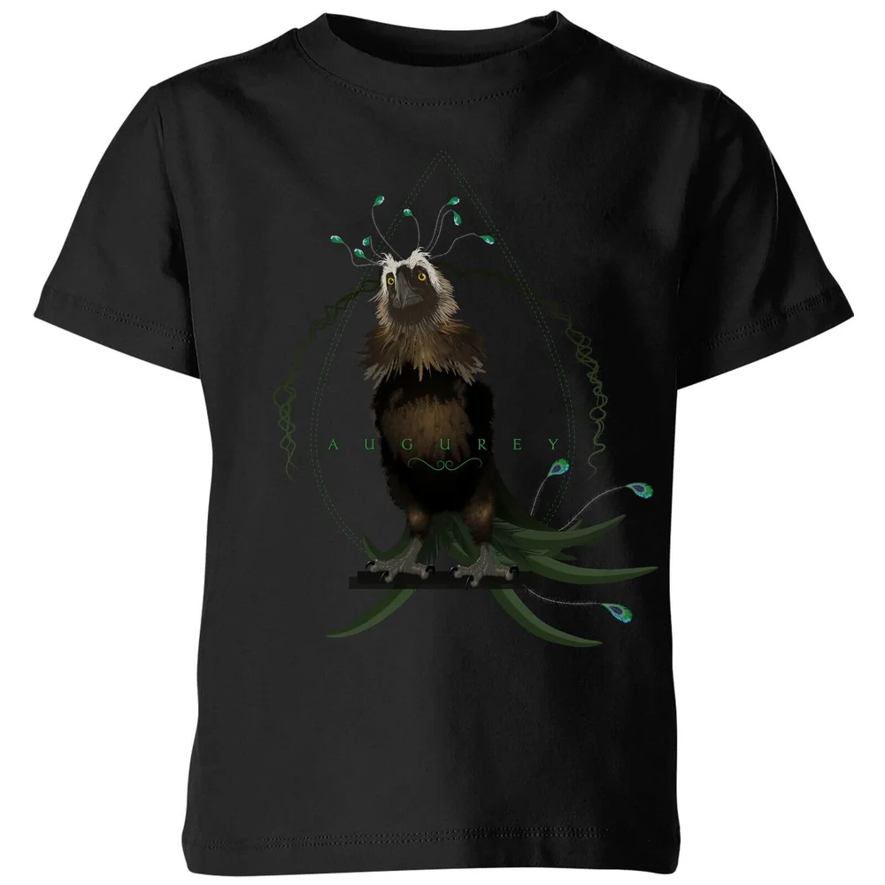 Fantastic Beasts Augurey Kids' T-Shirt - Black - 3-4 Years Image 1