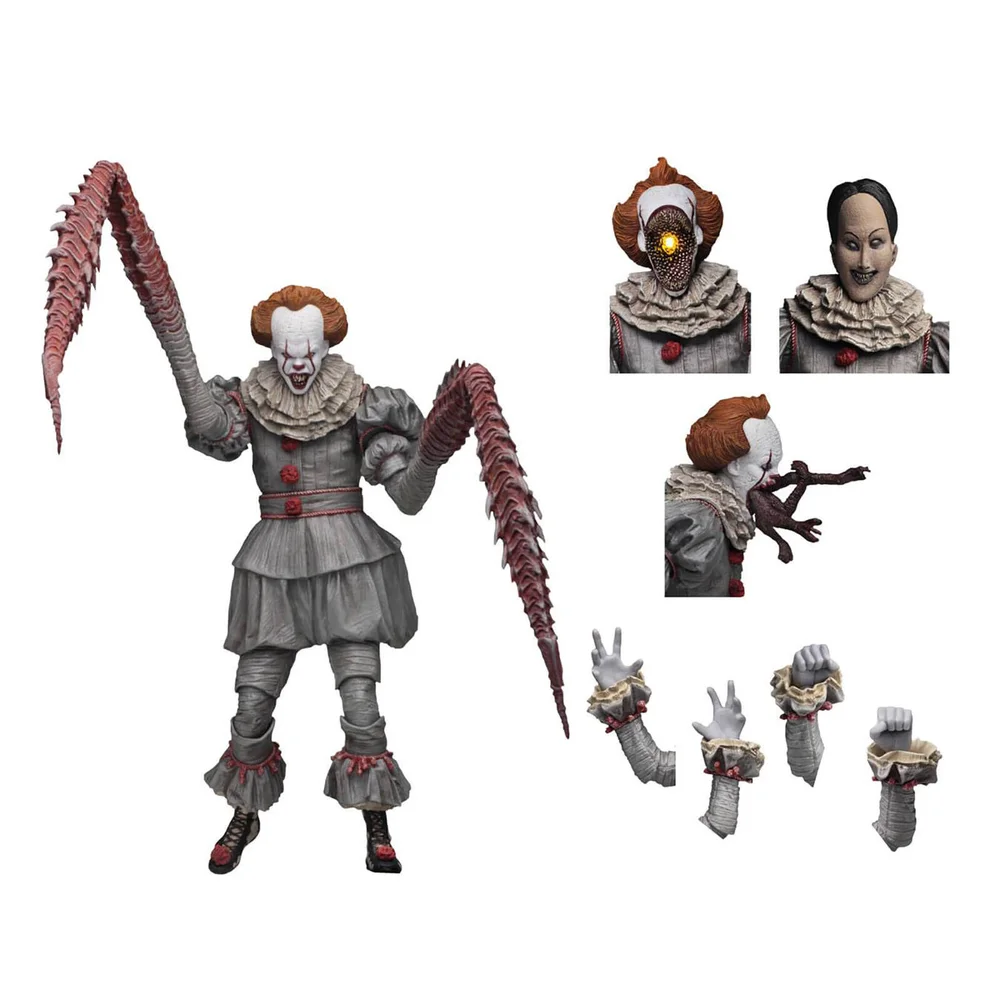 NECA IT - 7" Scale Action Figure - Ultimate "Dancing Clown" Pennywise Image 1