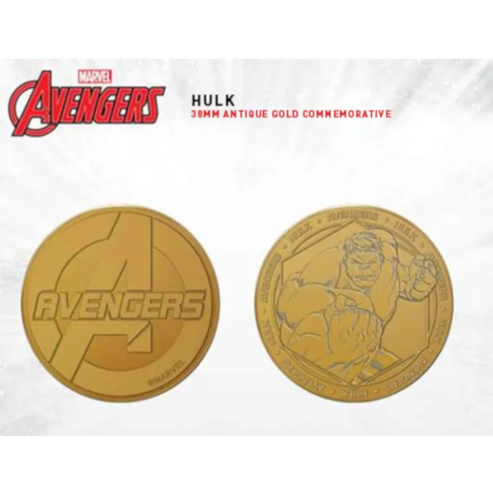 Marvel The Hulk Collectable Evergreen Commemorative Coin Image 1