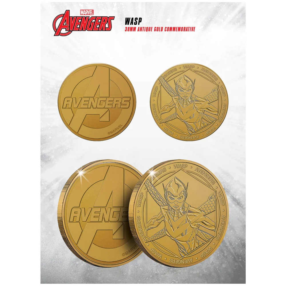Marvel The Wasp Collectable Evergreen Commemorative Coin Image 1
