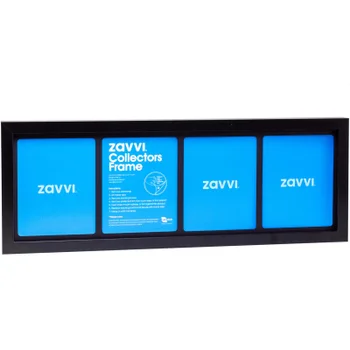 3D Black Collectors Frame with Black Mount 20x60cm