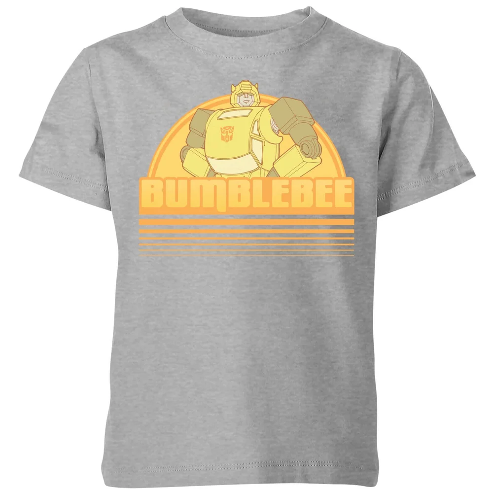Transformers Bumblebee Kids' T-Shirt - Grey - 3-4 Years Image 1