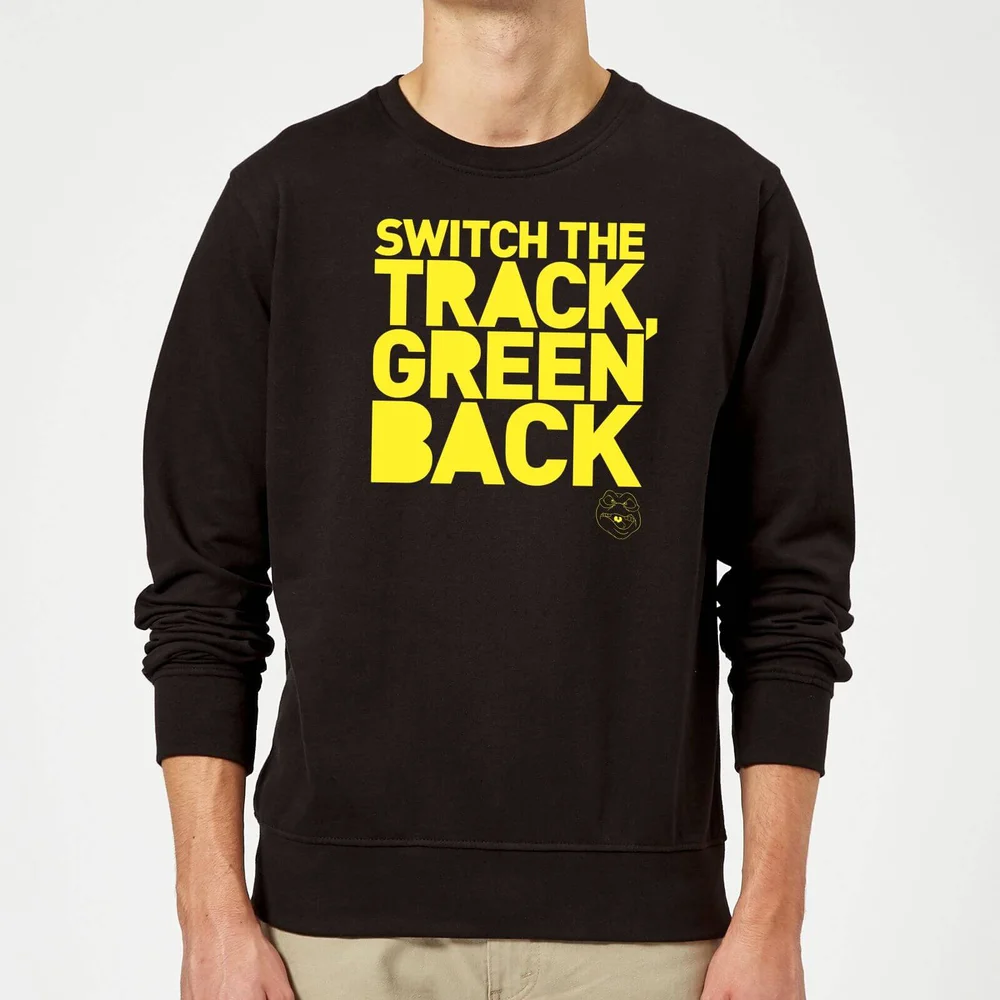 Danger Mouse Switch The Track Green Back Sweatshirt - Black - S Image 1