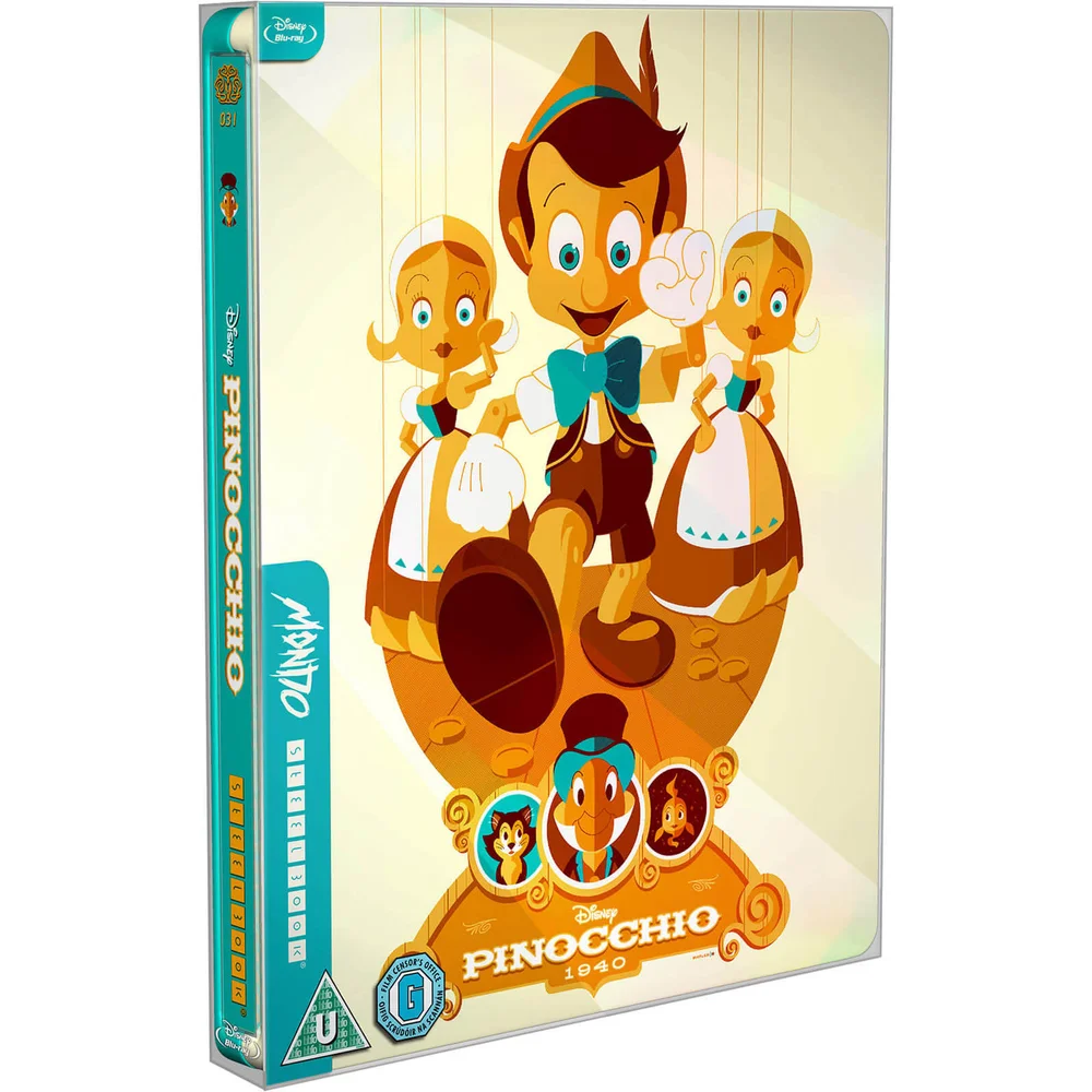 Pinocchio - Mondo #31 Zavvi Exclusive Limited Edition Steelbook Image 1