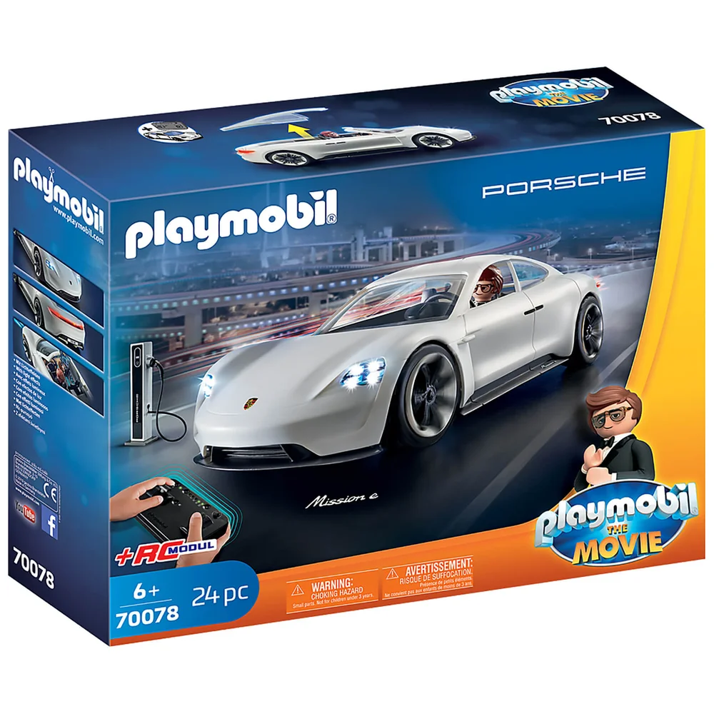 Playmobil: The Movie Rex Dasher's Porsche Mission E (70078) Image 1