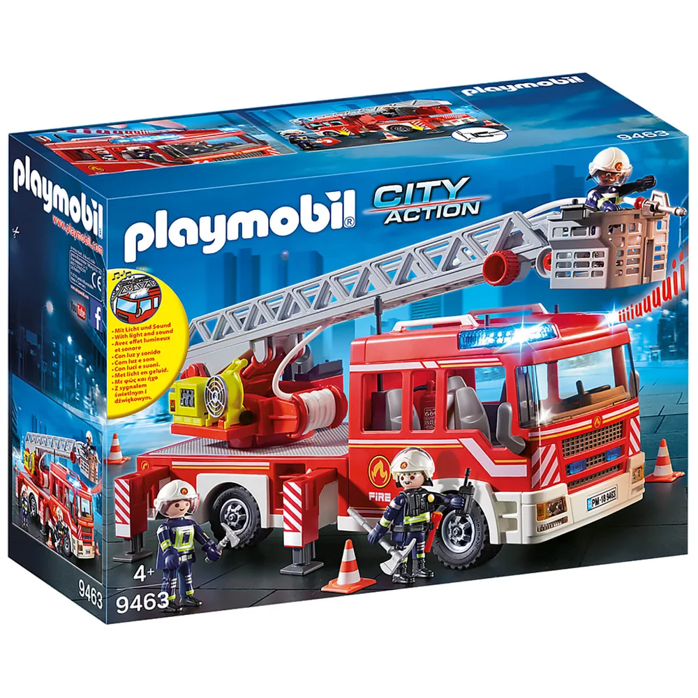 Playmobil City Action Fire Ladder Unit with Extendable Ladder (9463) Image 1