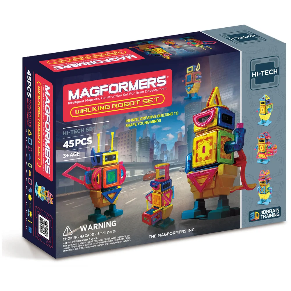 Magformers Walking Robot Set - 45 Pieces Image 1