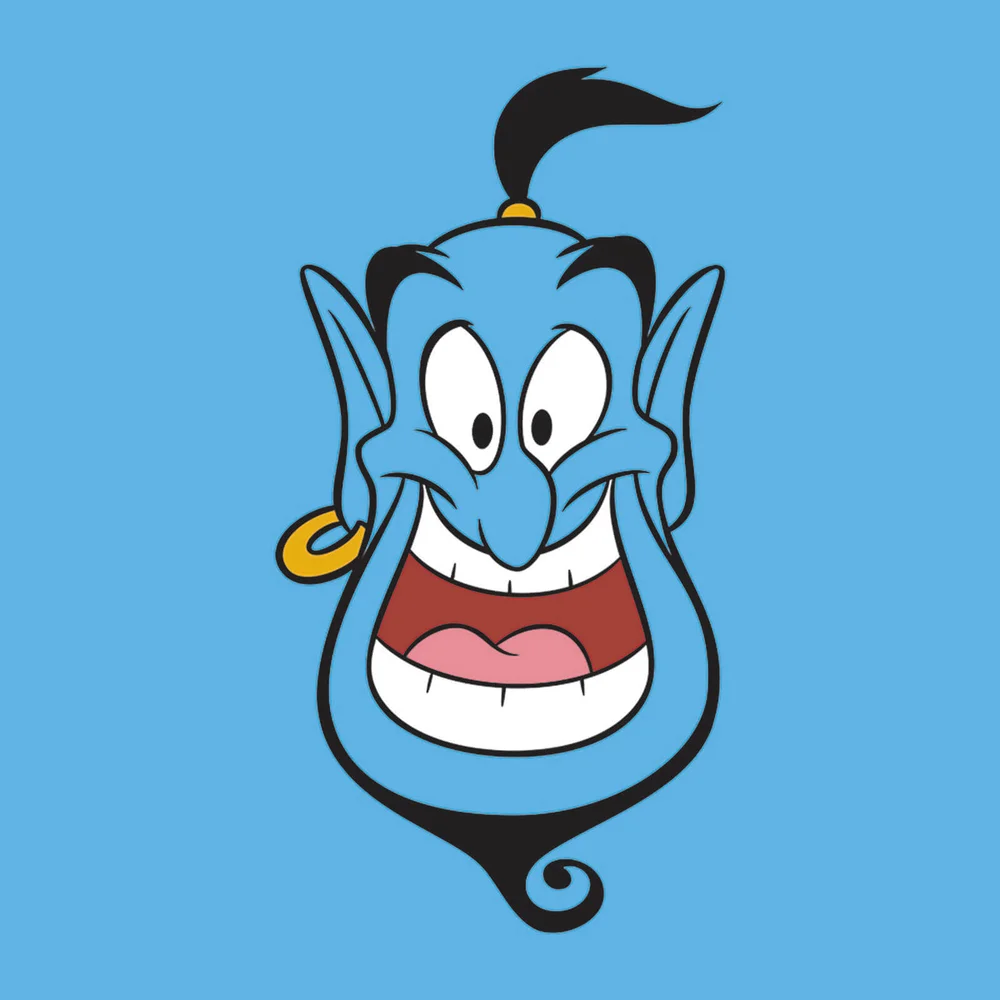 Aladdin (Genie) 40 x 40cm Canvas Print Image 1
