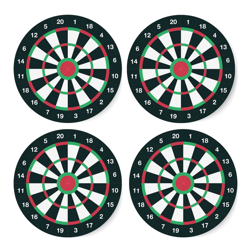 Dartboard Coaster Set Image 1