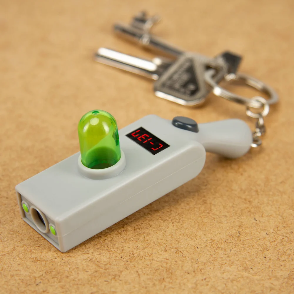 Rick and Morty Portal Gun Keyring Light Image 1