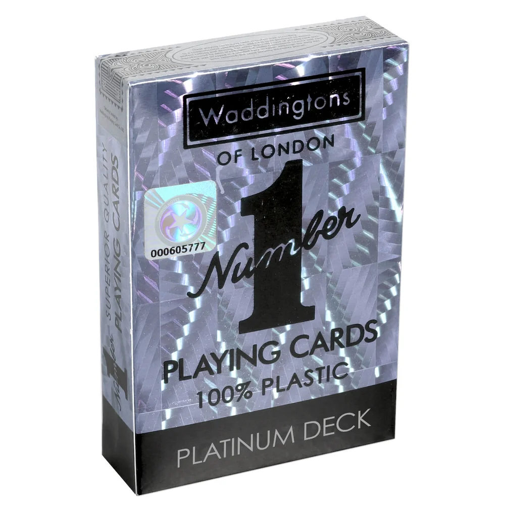 Waddingtons Number 1 Playing Cards - Platinum Edition Image 1