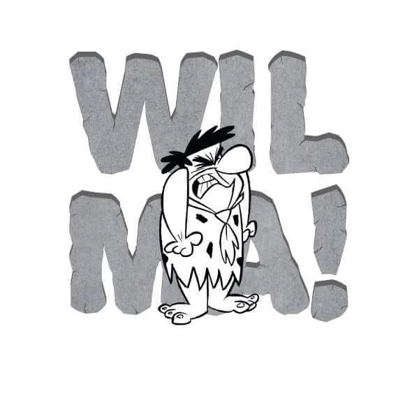 The Flintstones WILMA! Sweatshirt - White