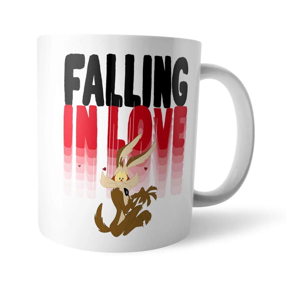 Looney Tunes Falling In Love Wile E. Coyote Mug Image 1