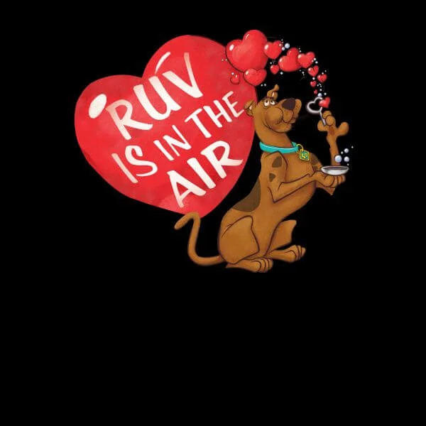 Scooby Doo Ruv Is In The Air Women's T-Shirt - Black