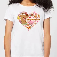 Scooby Doo Snacks Are My Valentine Women's T-Shirt - White