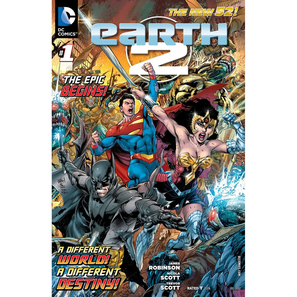 DC Comics - Earth 2 Hard Cover Vol 01 The Gathering (N52) Image 1