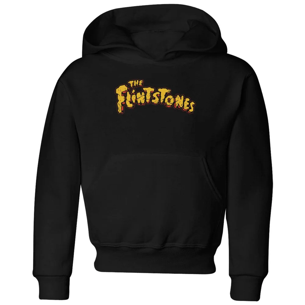 The Flintstones Logo Kids' Hoodie - Black - 3-4 Years Image 1