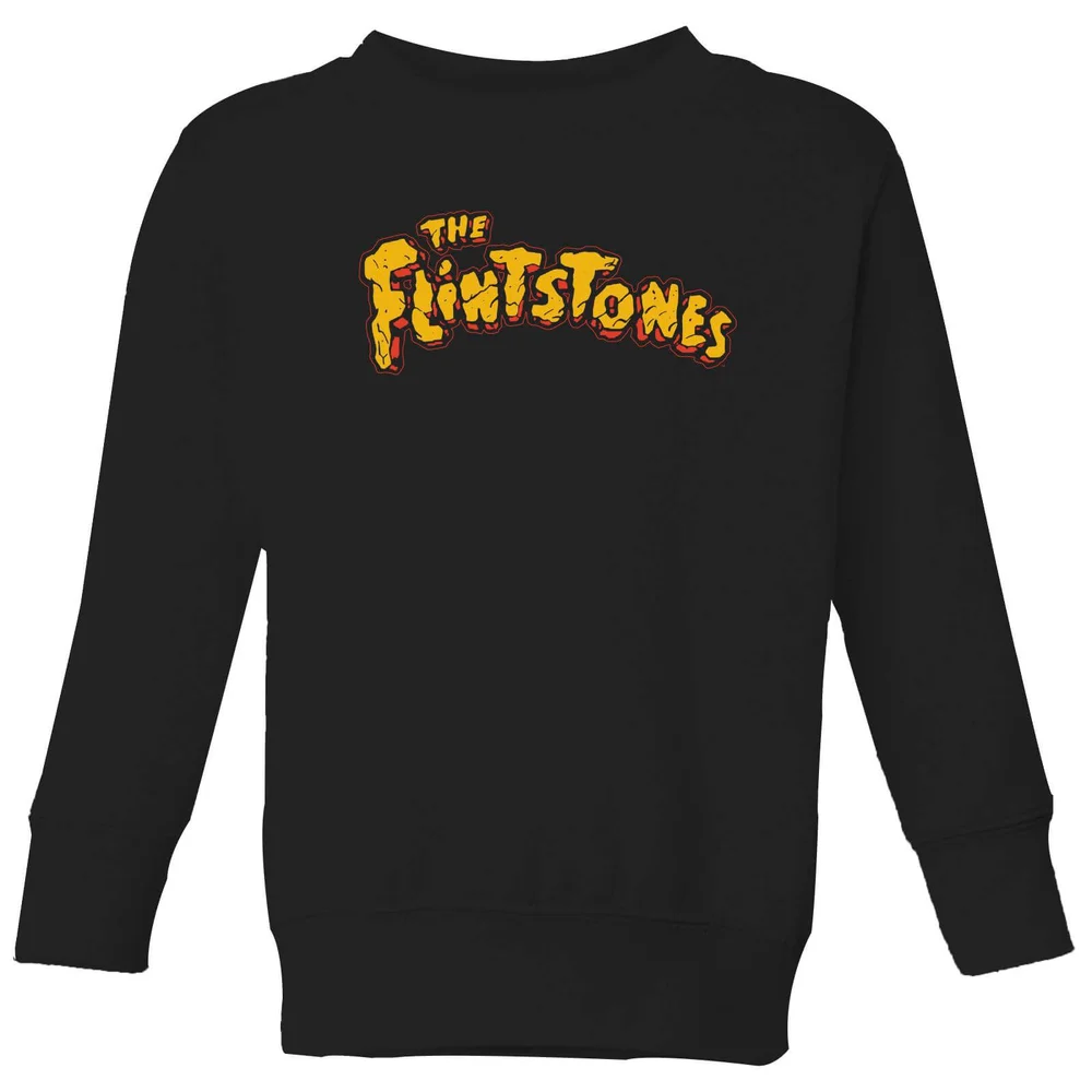 The Flintstones Logo Kids' Sweatshirt - Black - 3-4 Years Image 1
