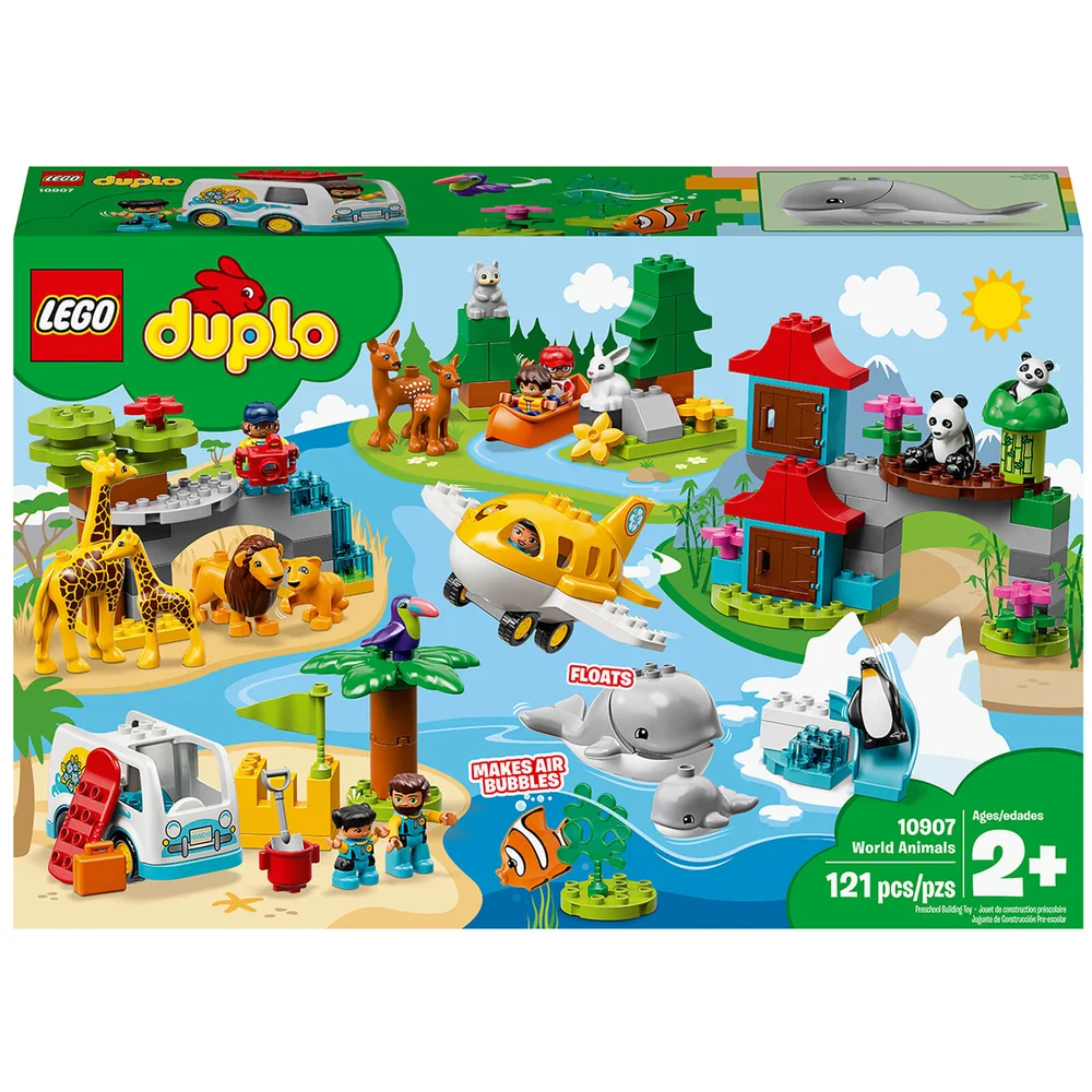 LEGO DUPLO Town: World Animals Toys for Toddlers (10907) Image 1
