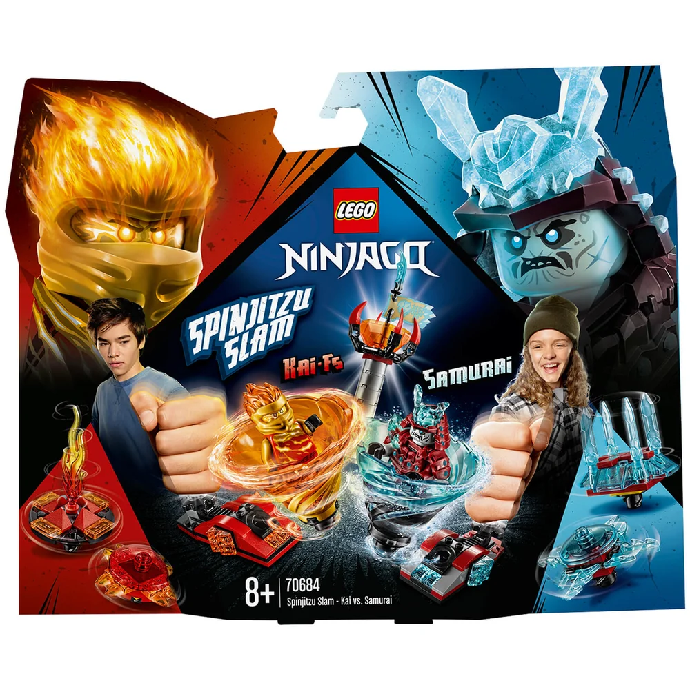 LEGO NINJAGO: Spinjitzu Slam-Kai vs. Samurai Ninja Toy (70684) Image 1