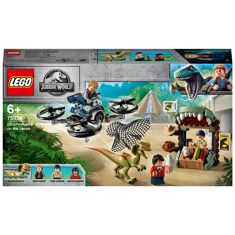 LEGO Jurassic World: Dilophosaurus on the Loose Set (75934) Image 1