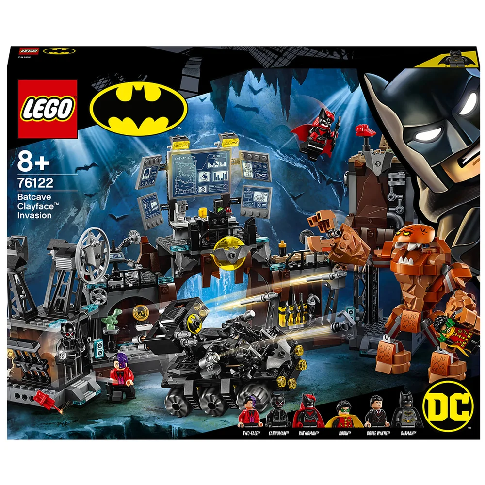 LEGO DC Batman Batcave Clayface Invasion Building Toys (76122) Image 1