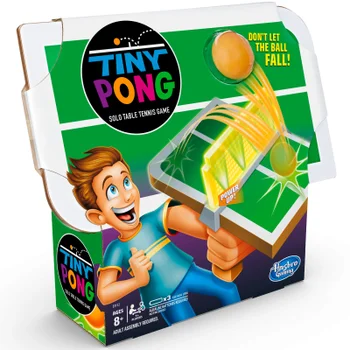 Hasbro Tiny Pong Solo Table Tennis Handheld Game