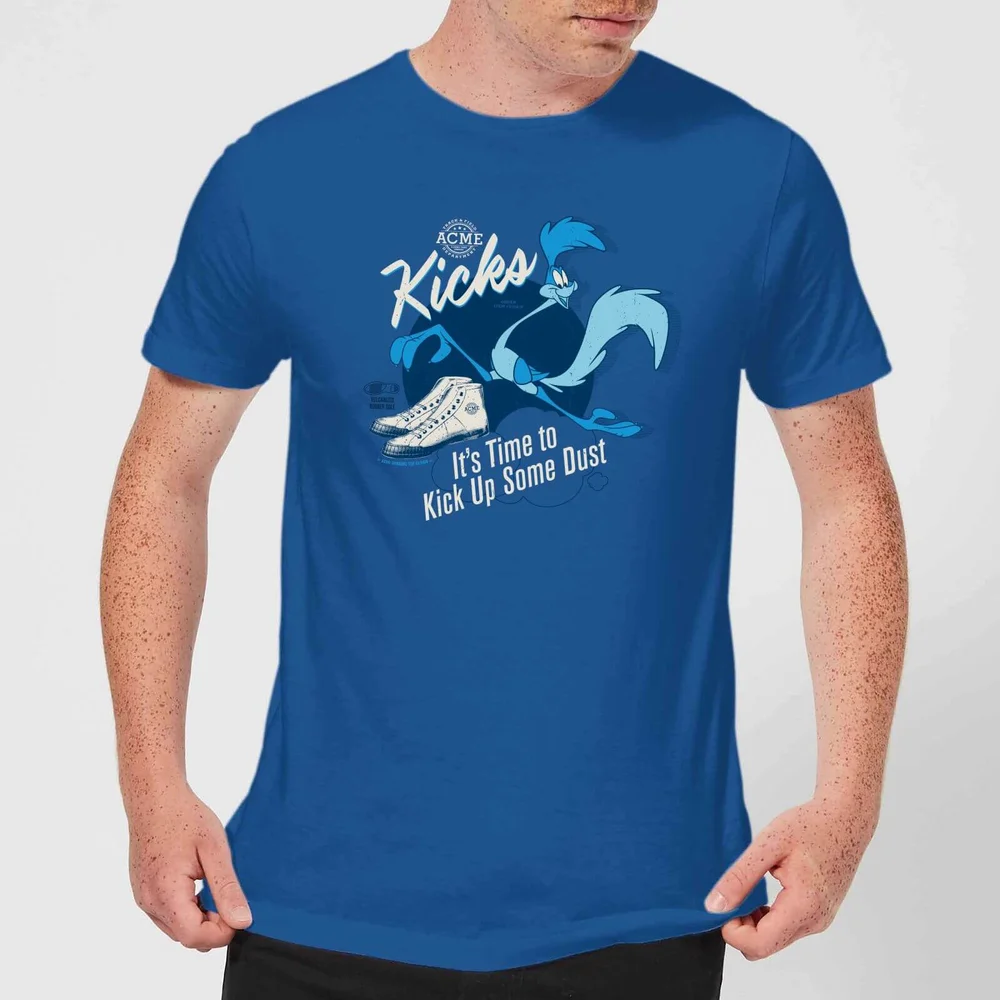 Looney Tunes ACME Kicks Men's T-Shirt - Royal Blue - S Image 1
